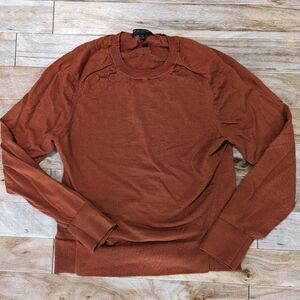 Banana Republic M Merino Wool Burnt Orange Sweater